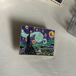 #1 Starry night enamel pins! 2/$10